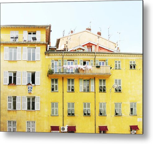 France Photography Metal Print featuring the photograph Sunshine House by Lupen Grainne