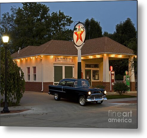 Transportation Metal Print featuring the photograph The Filling Station by Dennis Hedberg