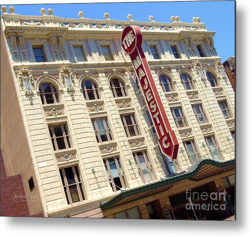 Majestic Theater Metal Print featuring the photograph The Majestic Theater Dallas #1 by Robert ONeil