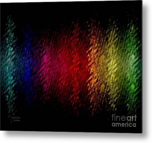 Abstract Metal Print featuring the painting The Palette by David K Small