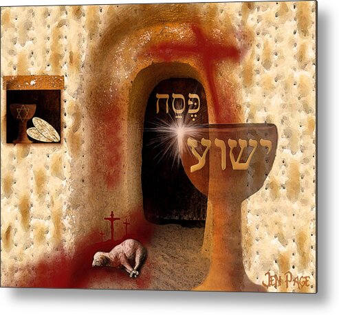 The Passover Metal Print featuring the digital art The Passover by Jennifer Page