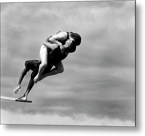Acrobates Metal Print featuring the photograph The Point Of No Return by Tatyana Druz