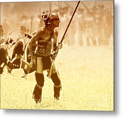 Iroquois Metal Print featuring the photograph The Warrior by Jim Cook
