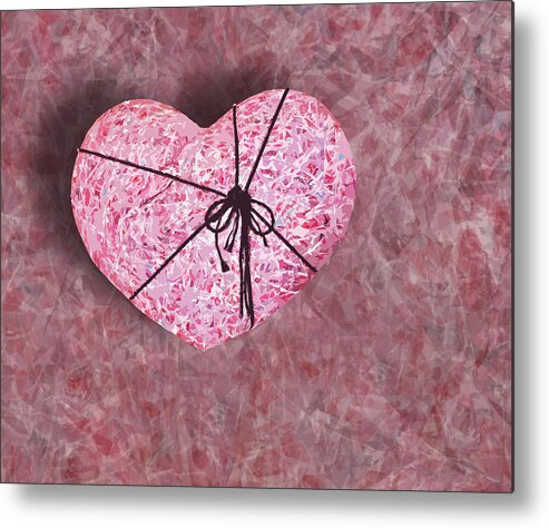 Pink Metal Print featuring the photograph Tied to You by Deborah Smith