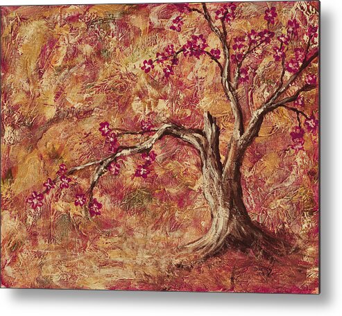 Landscape Metal Print featuring the painting Tree Of Life by Darice Machel McGuire