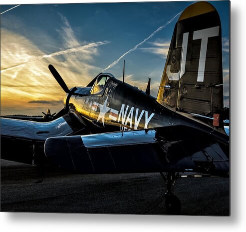 2012 Metal Print featuring the photograph Twilight Corsair by Chris Buff