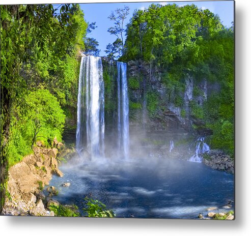 Chiapas Metal Print featuring the photograph Unforgettable Waterfalls of Chiapas Mexico by Mark Tisdale