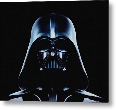 Acrylic Metal Print featuring the painting Vader by Jeff DOttavio