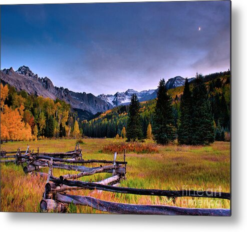 Landscape Metal Print featuring the photograph Valley of Mt Sneffels by Steven Reed