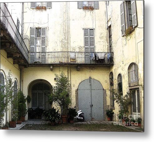 Italy Metal Print featuring the photograph Vigevano 2 Italy by Marsha Young