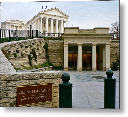 Capitol Metal Print featuring the photograph Richmond's Capitol Square by Jean Wright