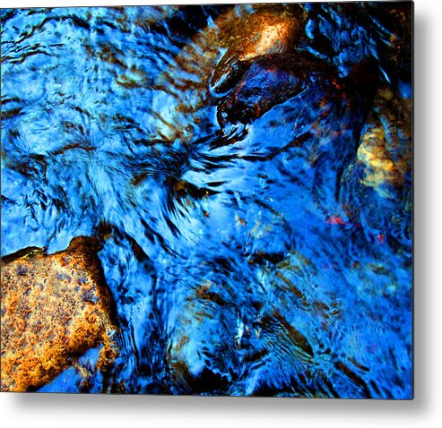 Water Metal Print featuring the photograph Water Painting 6 by Peter Cutler