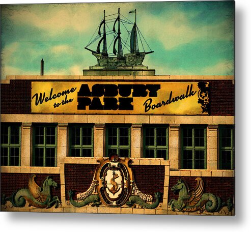 Architecture Metal Print featuring the photograph Welcome to Asbury by Colleen Kammerer
