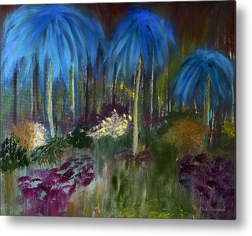 Jungle Metal Print featuring the painting Welcome to the Jungle by Dick Bourgault