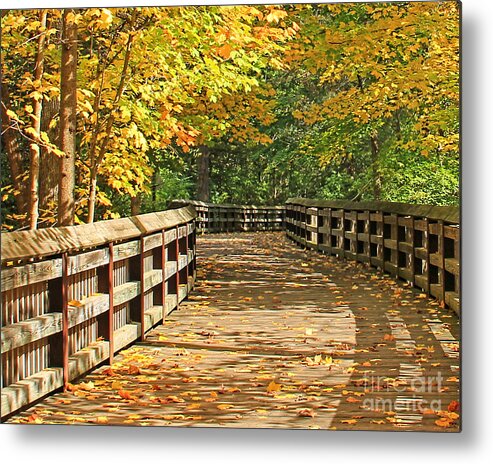 Wildwood Park Metal Print featuring the photograph Wildwood Boardwalk Corrected by Jack Schultz