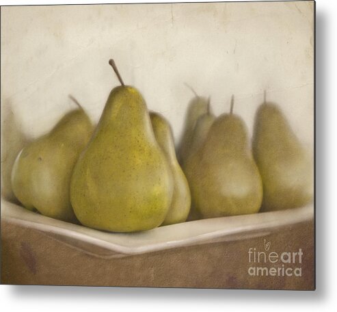 Pears Metal Print featuring the photograph Winter pears by Cindy Garber Iverson