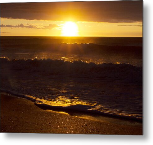 Wrightsville Beach Metal Print featuring the photograph Wrightsville Beach Sunrise by William Love