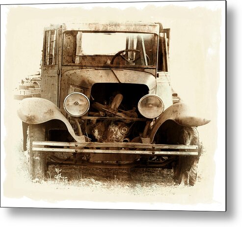 Truck Metal Print featuring the photograph Years in the Mist by Terry Fiala