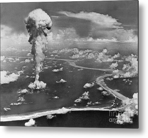 1946 Metal Print featuring the photograph Atomic Bomb Test, 1946 #16 by Granger