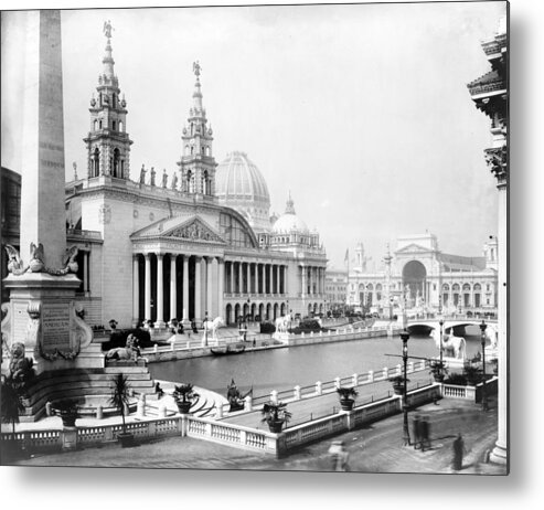 1800s Metal Print featuring the photograph Worlds Columbian Exposition, Chicago #3 by Everett