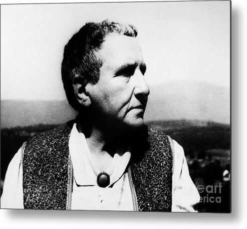 20th Century Metal Print featuring the photograph Gertrude Stein (1874-1946) #4 by Granger