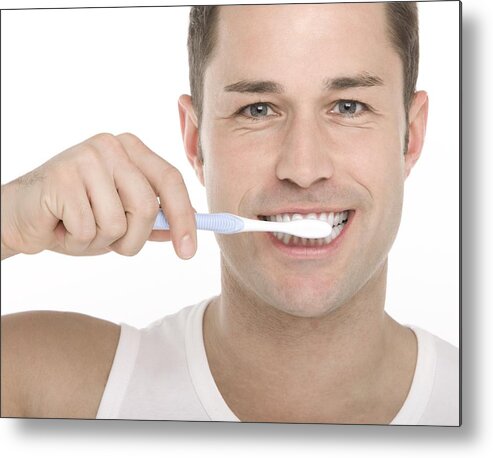 30-34 Years Metal Print featuring the photograph Dental Hygiene #7 by 