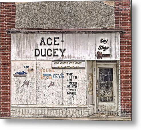 Building Metal Print featuring the photograph Ace-Ducey by Terry Doyle