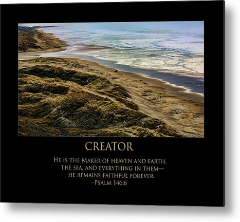 Beautiful Landscape Metal Print featuring the photograph Creator by Bonnie Bruno