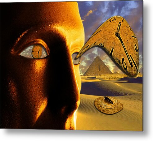 Surrealism Metal Print featuring the photograph Deadlines by Jim Painter