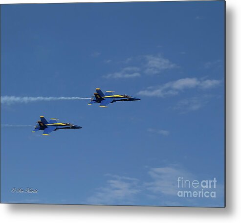 Airshow Metal Print featuring the photograph Follow Me by Sue Karski