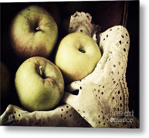 Apples Metal Print featuring the photograph Fuji Apples by Pam Holdsworth