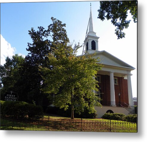 Georgia Architecture Metal Print featuring the photograph Georgia Churches I by Sheri McLeroy