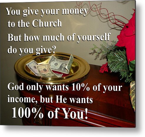 God Metal Print featuring the photograph God wants you by Chad and Stacey Hall