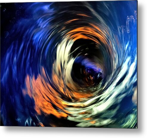 Vortex Metal Print featuring the photograph Guardians Of The Abyss by Mark Fuller