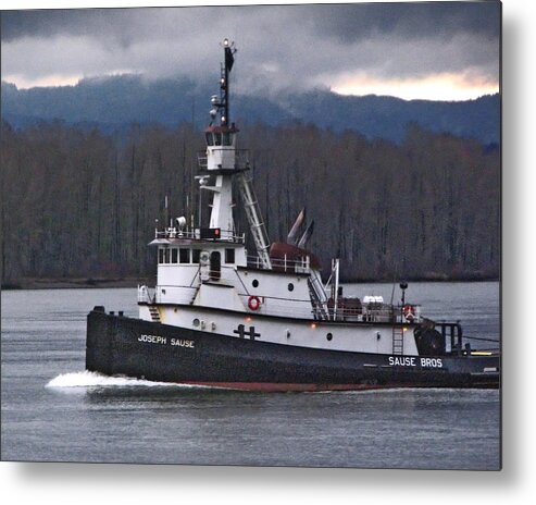 Moody Metal Print featuring the photograph Joseph Sause Tug 2 by Chris Anderson