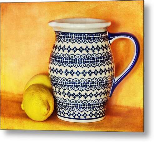 Pitcher Metal Print featuring the photograph Making Lemonade by Tammy Wetzel