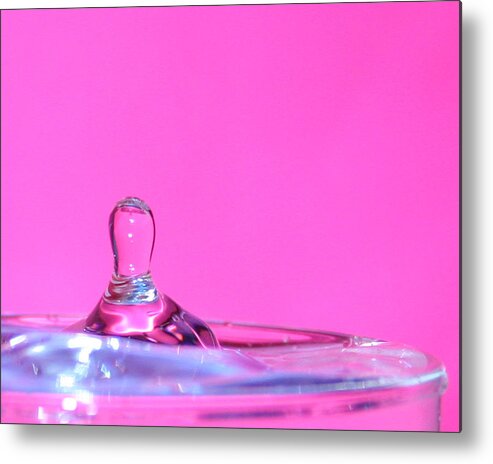 Pink Metal Print featuring the photograph Pink Going Up by Rachael McIntosh