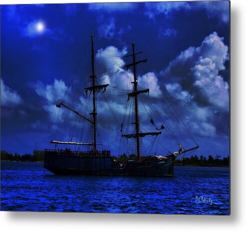 Pirate Metal Print featuring the photograph Pirate's Blue Sea by Patrick Witz