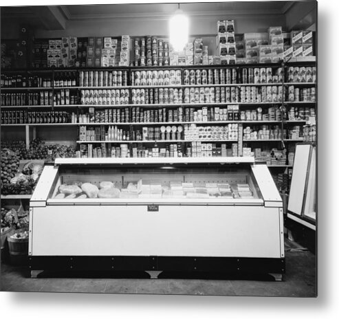 History Metal Print featuring the photograph Refrigerator For Perishable Meat by Everett