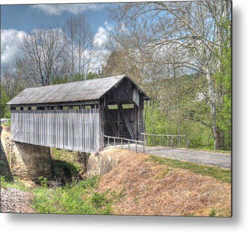 Scenery Metal Print featuring the photograph Ringo's Mill Covered Bridge by Harold Rau