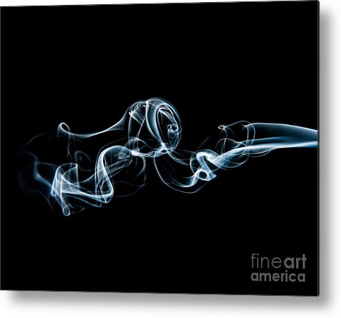 Smoke Metal Print featuring the photograph Smoke-3 by Larry Carr