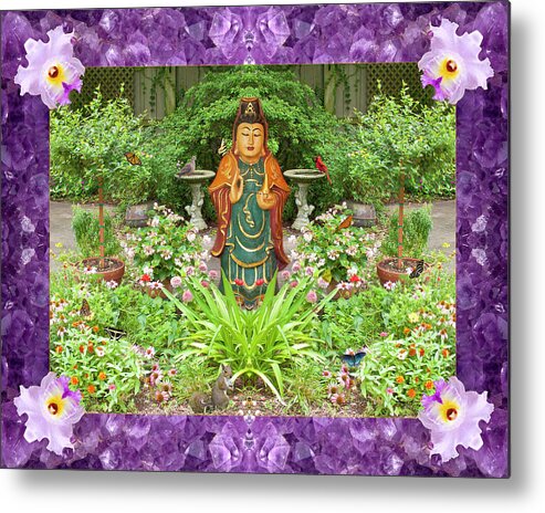 Mandalas Metal Print featuring the photograph Spirit of Compassion by Bell And Todd