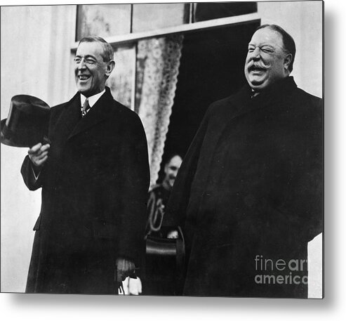 1913 Metal Print featuring the photograph Wilson & Taft, 1913 by Granger
