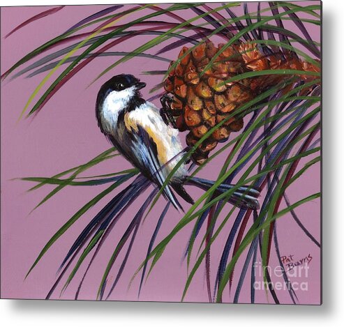 Bird Metal Print featuring the painting Winter by Pat Burns