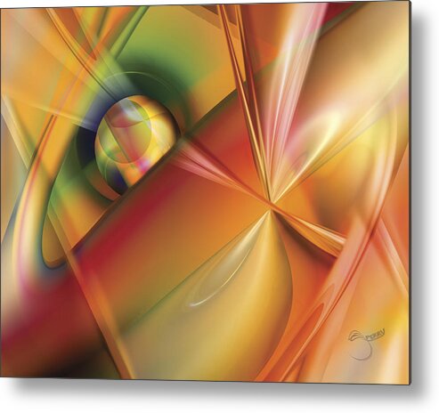 Withease Metal Print featuring the digital art With Ease by Steve Sperry