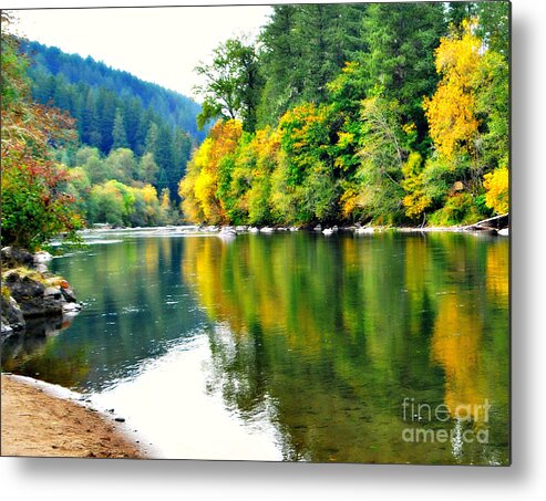 River Metal Print featuring the photograph  McKenzie Dream by Mindy Bench