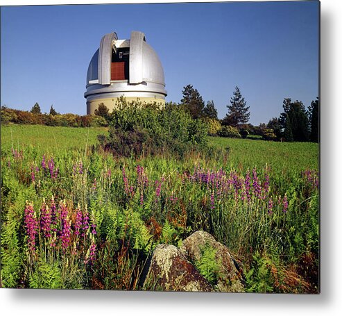 1b6502h Metal Print featuring the photograph 1B6502-H Observatory at Mt. Palomar #2 by Ed Cooper Photography