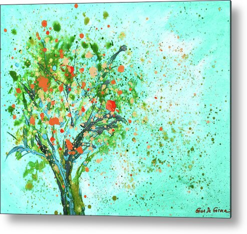 Apple Metal Print featuring the painting Apple Tree #1 by Gina De Gorna