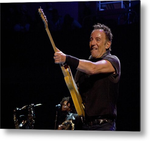  Metal Print featuring the photograph Bruce Springsteen in Cleveland #1 by Jeff Ross