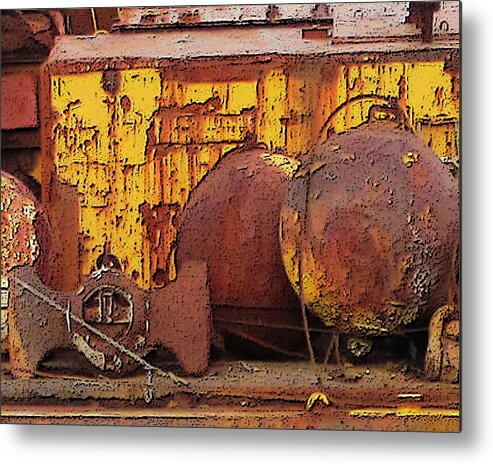 Rust Metal Print featuring the photograph Heavy Metal #1 by Jessica Levant